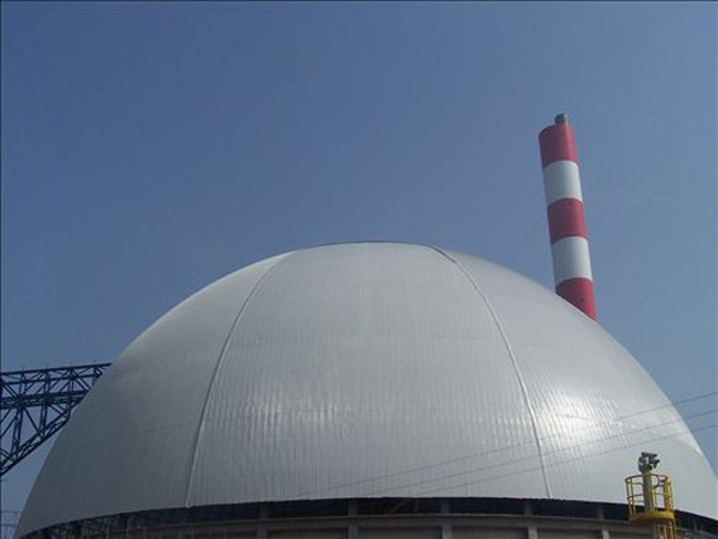 武穴球形发电厂网架工程