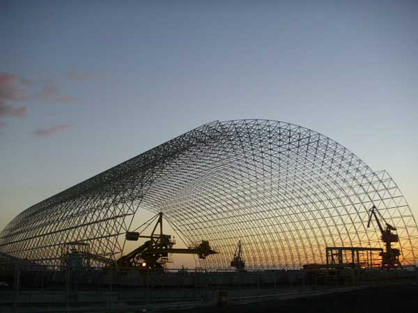 武穴热电厂网架工程