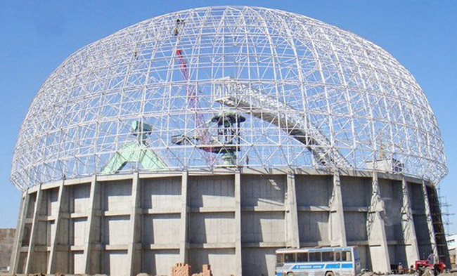 武穴圆形煤场网架