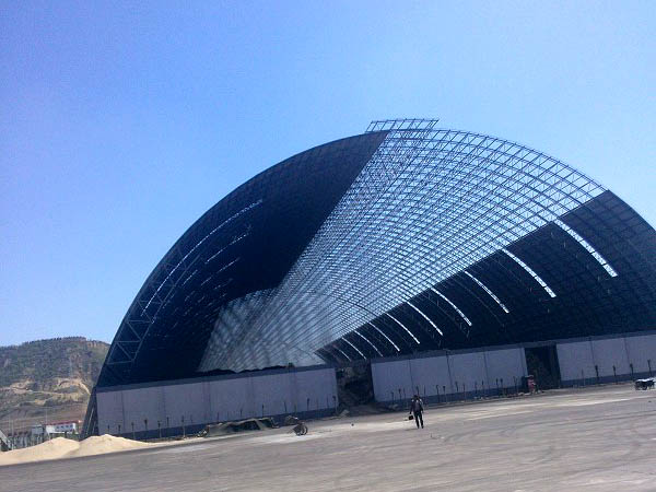 武穴桶壳螺栓球网架工程